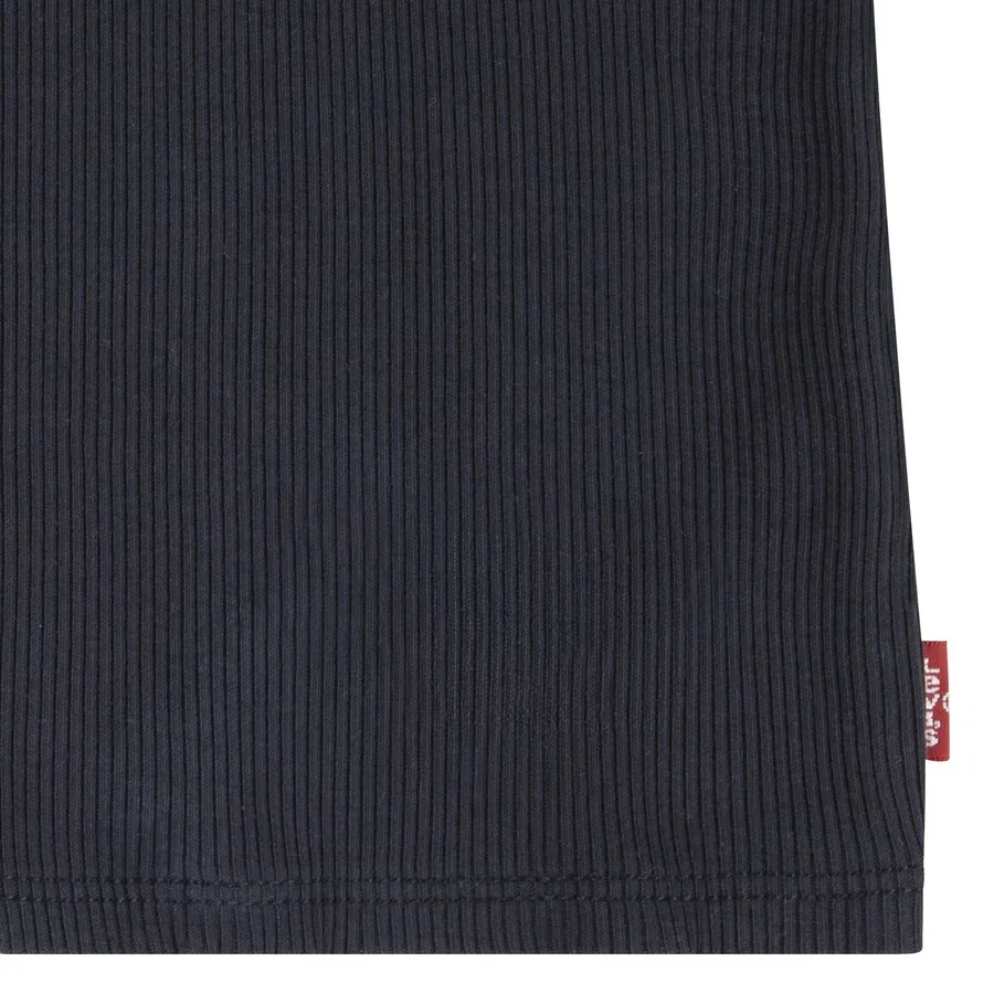 Детская майка Levi's Kids Top черного цвета для встречи с поклонниками — фото 4