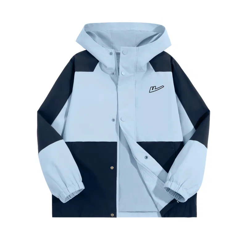 Детский худи с вырезом Blue/H Cut-Out Black Logo K WARRIOR