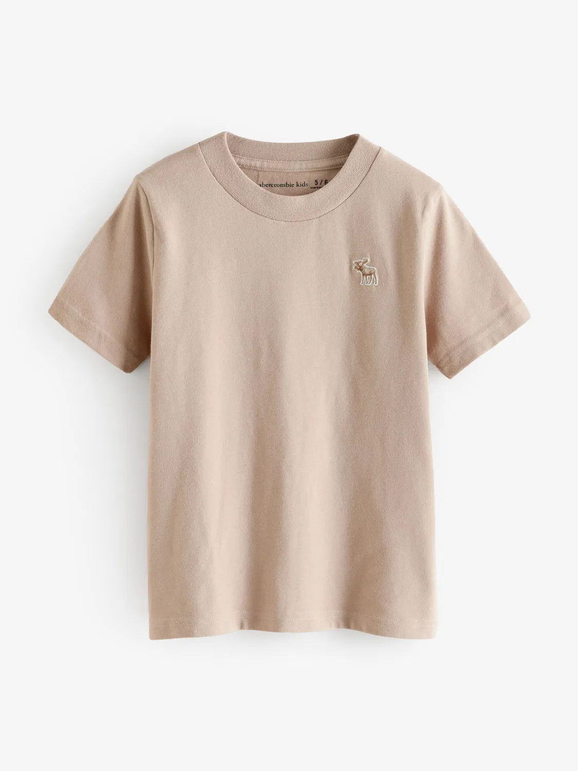 Футболка с коротким рукавом, набор 3 шт Abercrombie & Fitch, зеленый/бежевый/черный — фото 3