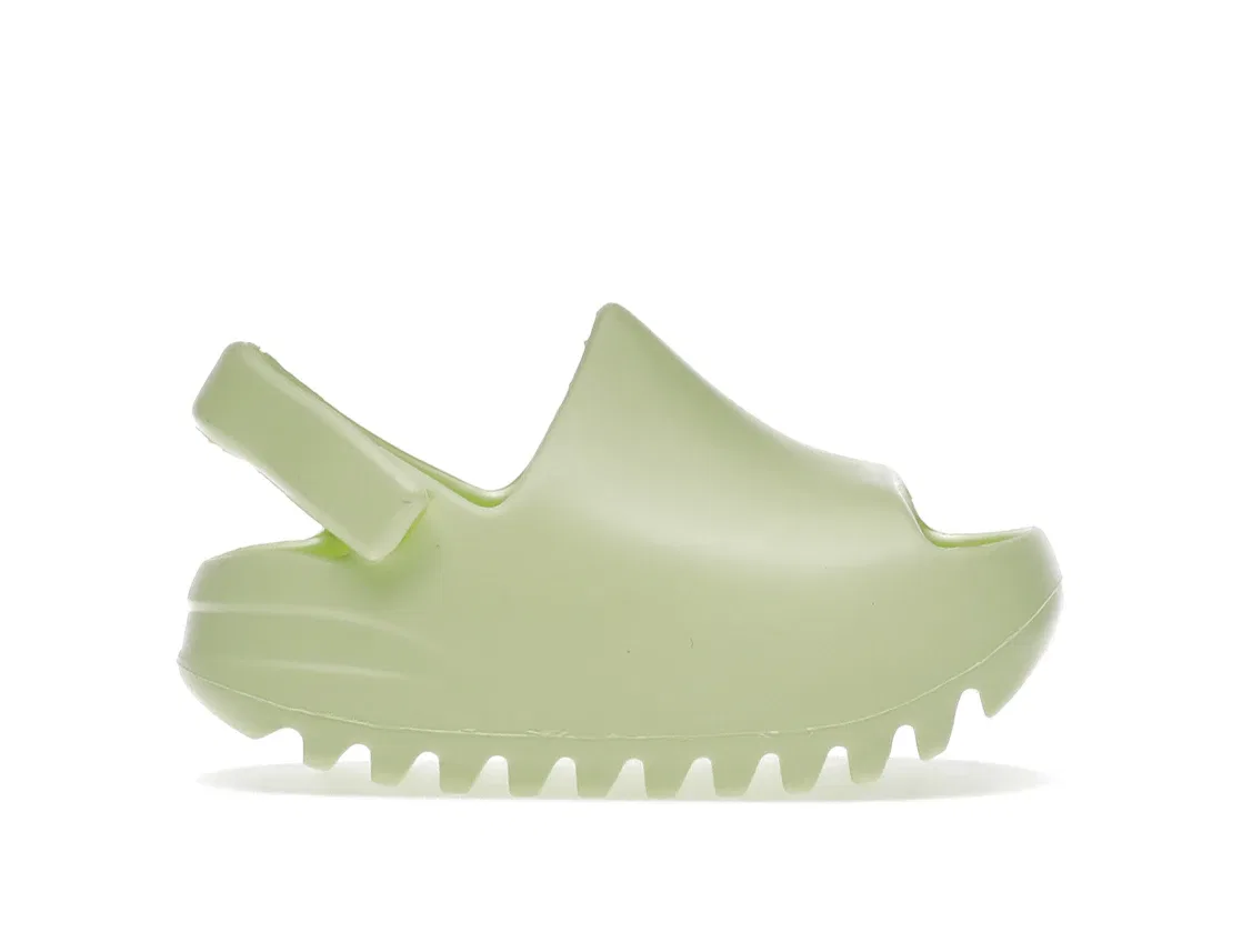 Детские шлепанцы Yeezy Slide Adidas, Glow Green
