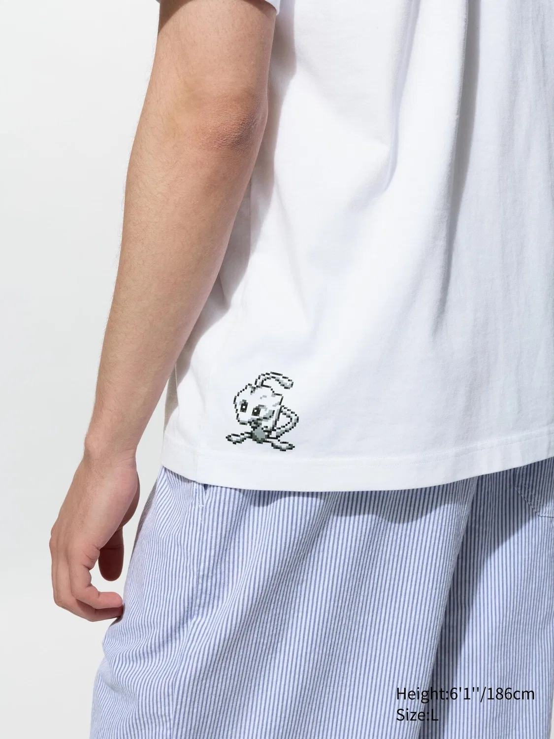 Футболка Uniqlo Pokémon UT, с графическим принтом, белый — фото 2