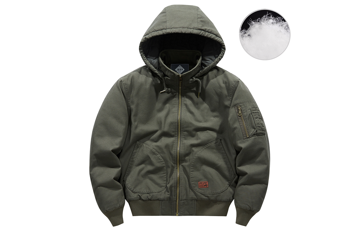 

Куртки и пальто Unisex JEEP SPIRIT, черный