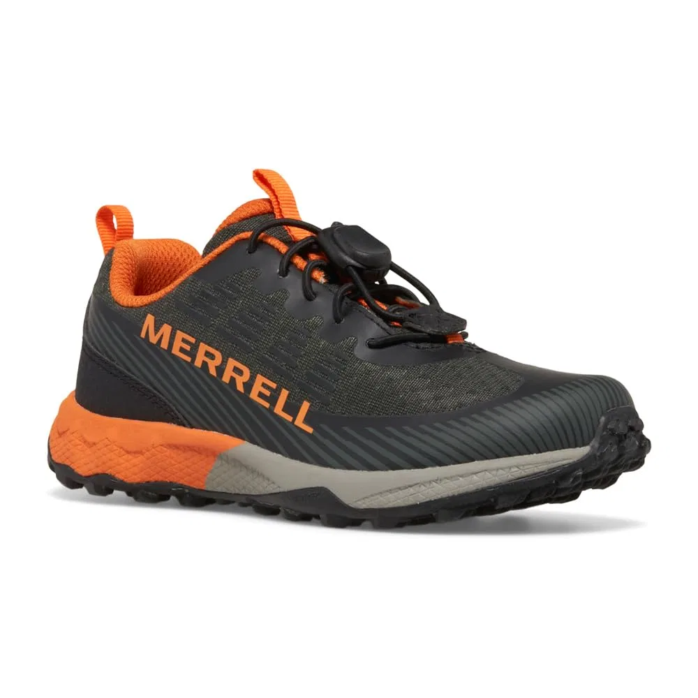 Детские кроссовки для мальчиков Peak Agility Merrell, Olive Black Orange — фото 4