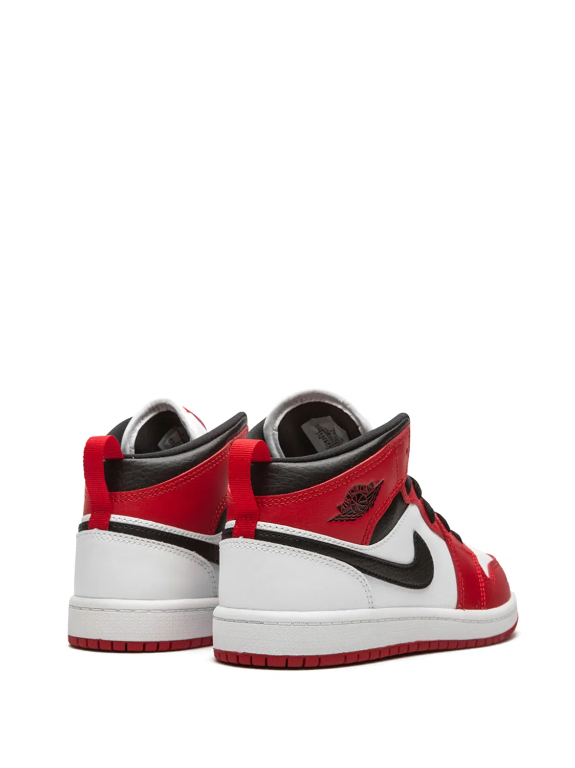 Кроссовки Air Jordan 1 Mid Chicago 2020, белый — фото 3