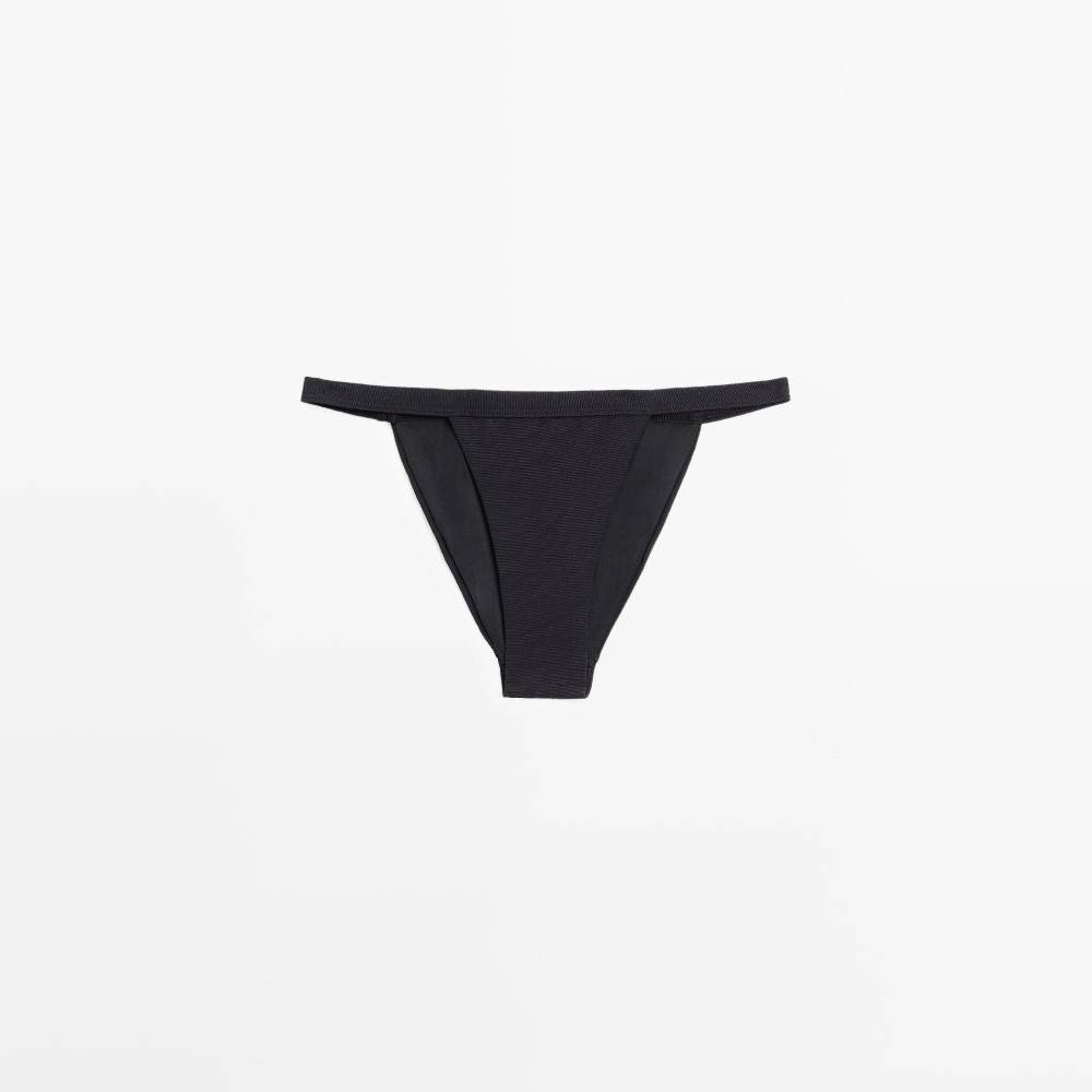 Плавки-бикини Massimo Dutti Triangle, черный