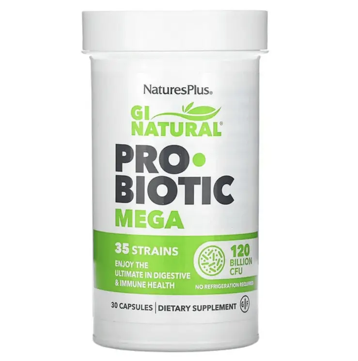 

Пробиотики NaturesPlus 120 млрд, 30 капсул