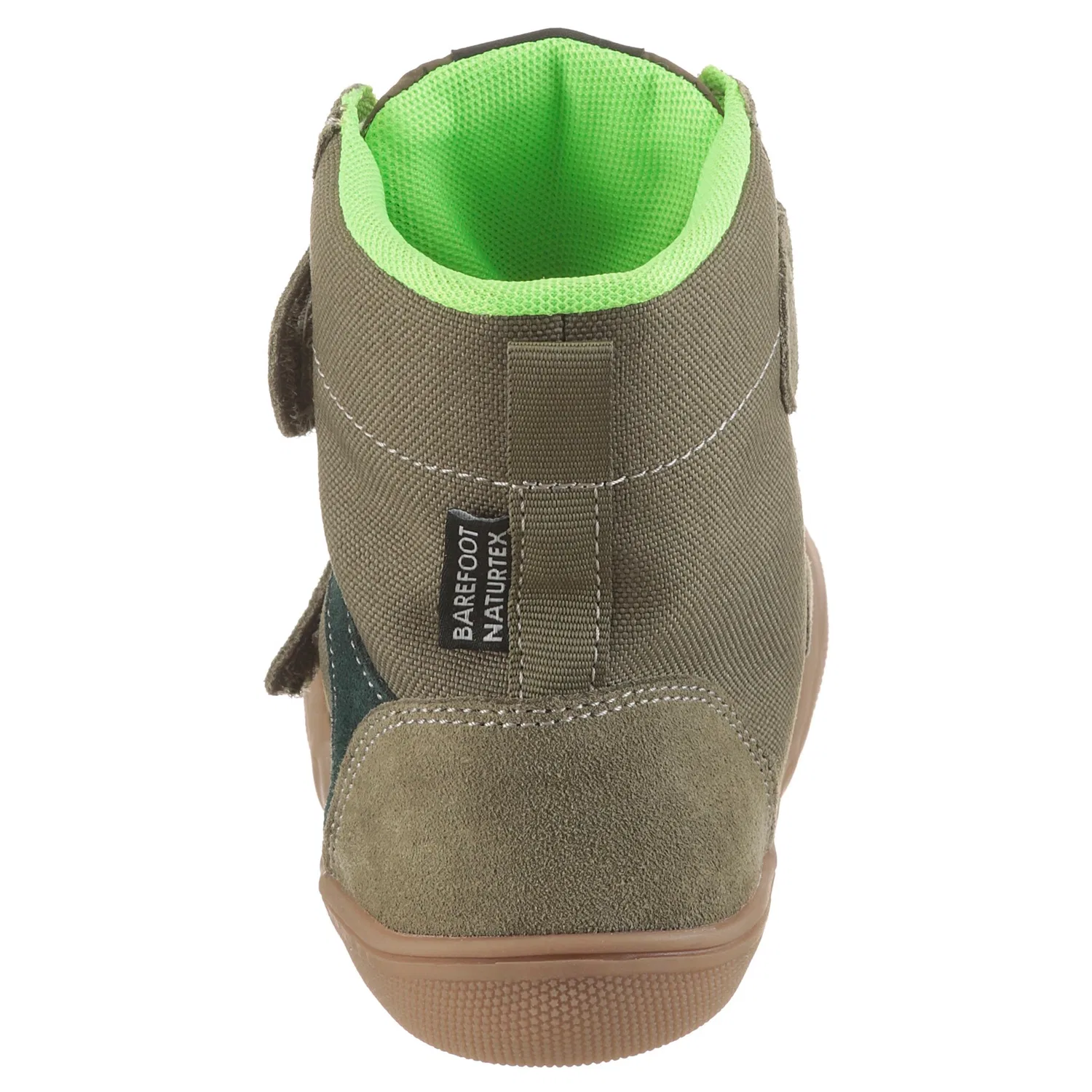 Детские зимние ботинки с шерстяным утеплителем BAREFOOT KODDAS VL Naturino, Olive — фото 3