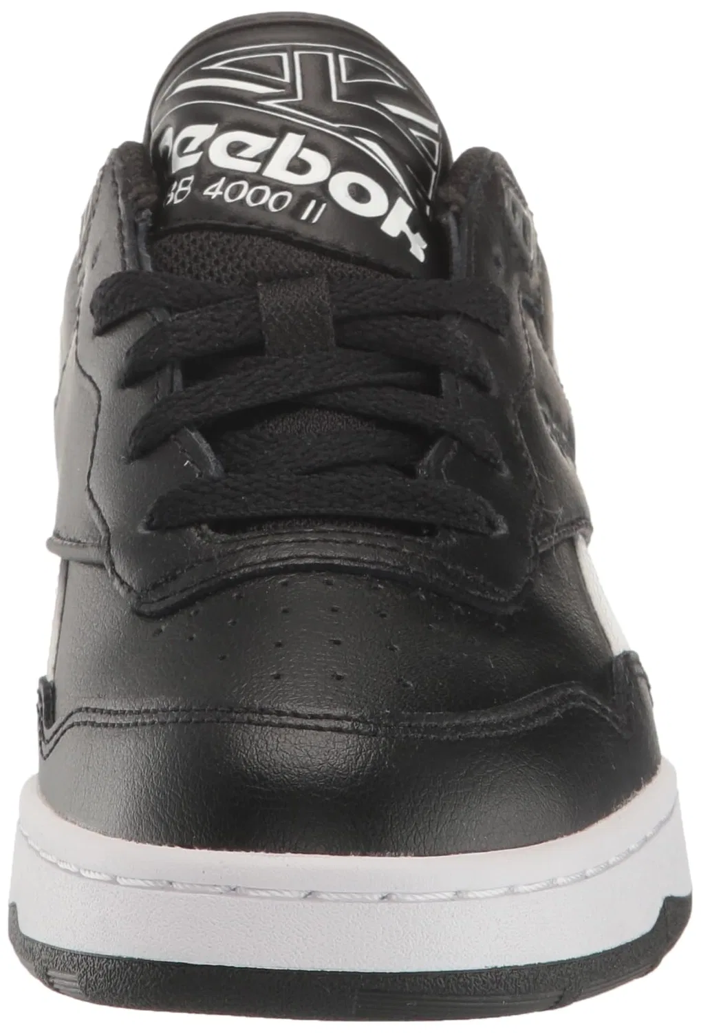 Детские кроссовки для мальчиков с закрытым носком Reebok Classic Leather Baby, Black White Pure Grey — фото 2