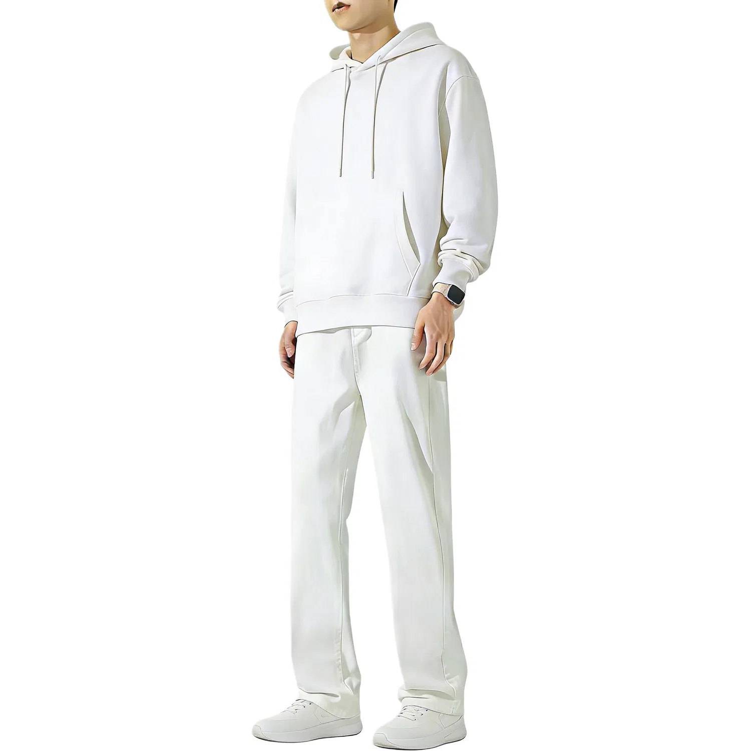 Детские джинсы с начесом прямого кроя Unisex Thickened And Fleece Lined Straight Fit Pants MUSCLETECH — фото 3