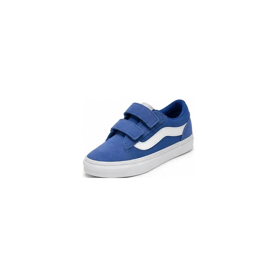 Кроссовки детские с V-образным дизайном Vans Vero Ls V, Синий — фото 4