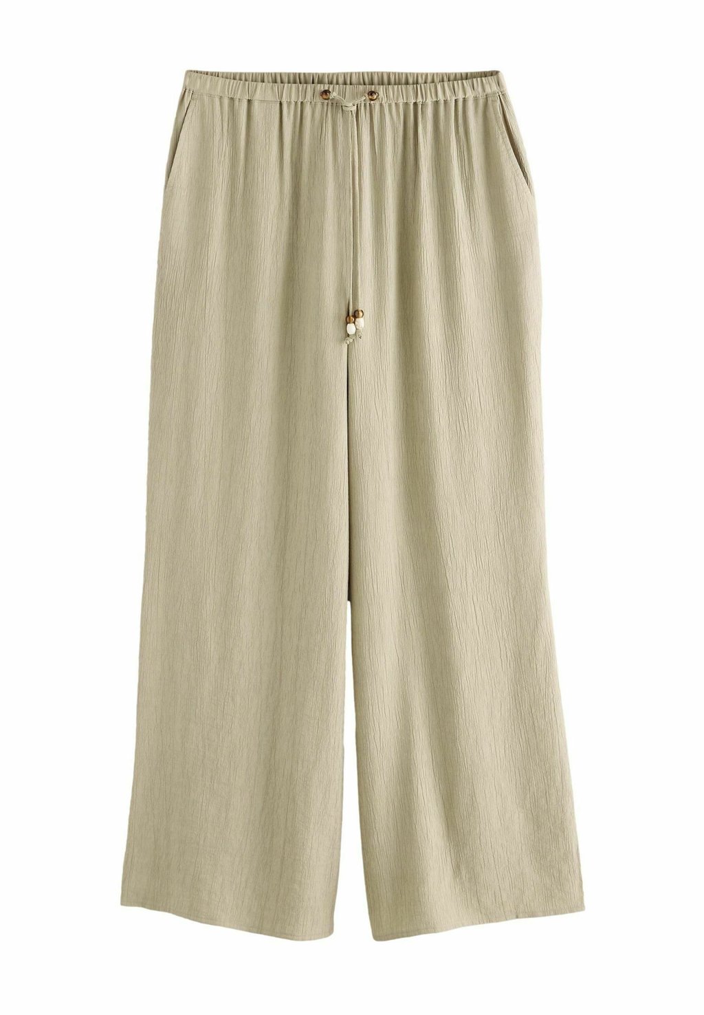 

Брюки TEXTURED CRINKLE WIDE LEG Next, бежевый