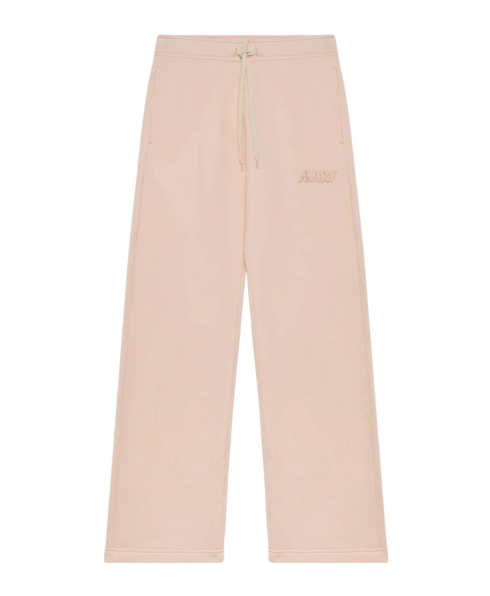 

Хлопковые флисовые спортивные штаны на шнуровке Autry, розовый