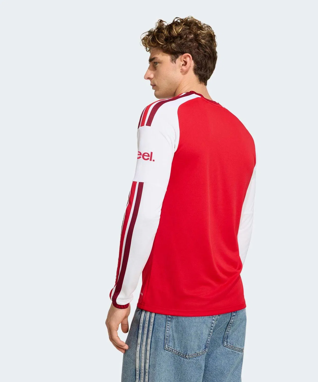 Мужская футболка с длинным рукавомс принтом Arsenal FC 26/27 Home Adidas, Red — фото 2