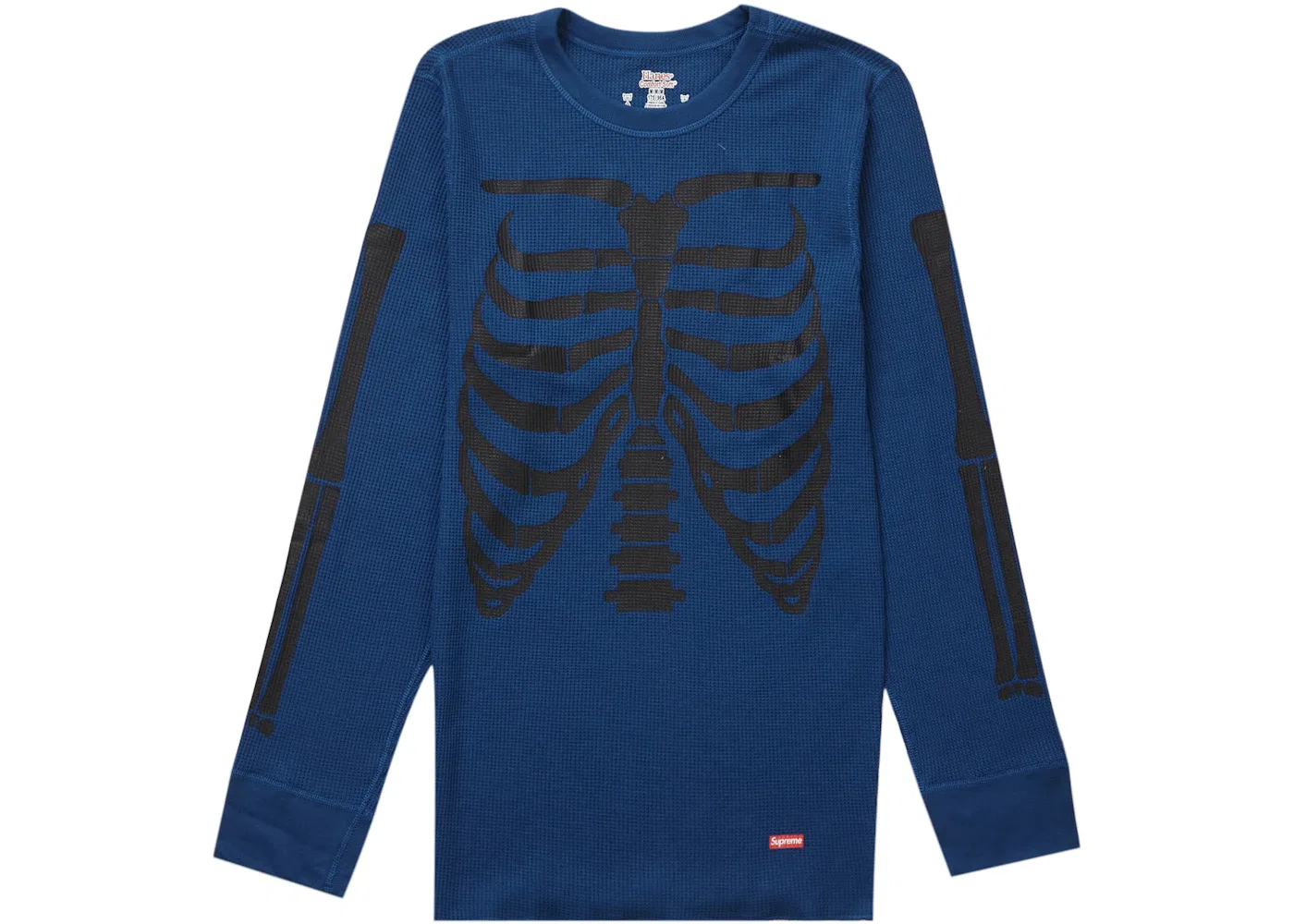 Мужской лонгслив с принтом Supreme Crew (1 Pack), Blue — фото 2