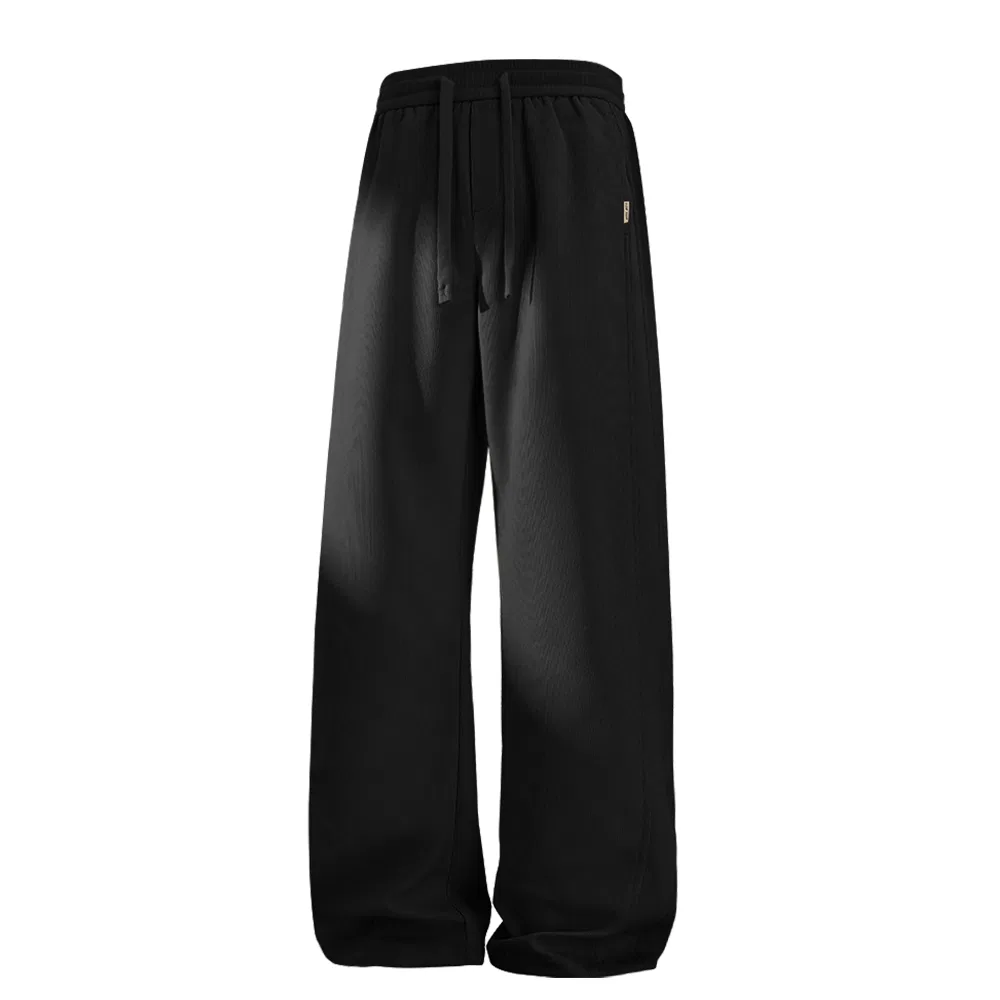 Детские повседневные брюки широкие MINISO, Black