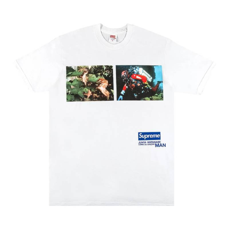 

Футболка Supreme x Junya Watanabe x Comme des Garçons MAN Nature, белый