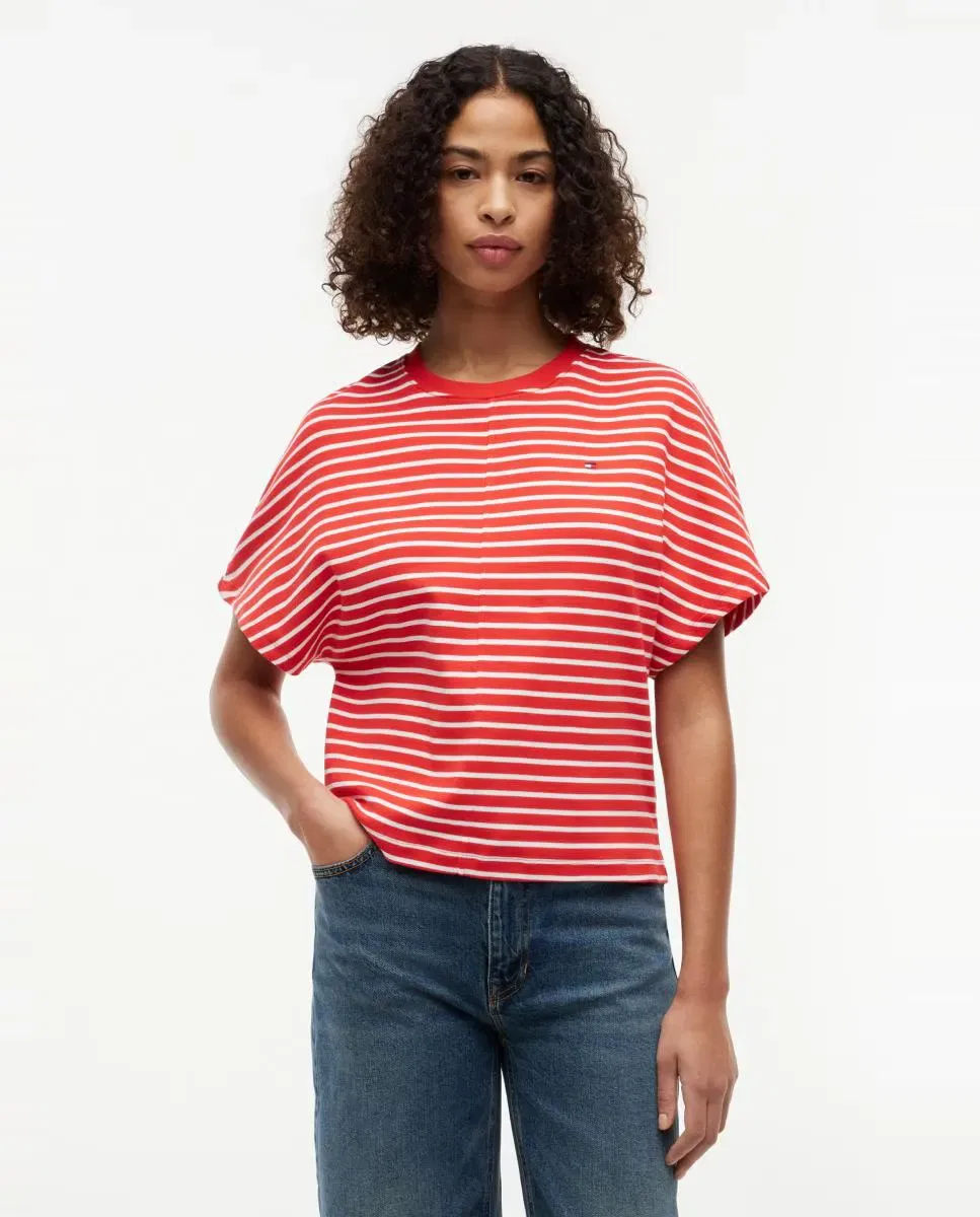 Женская футболка с широким рукавом Tommy Hilfiger, Красный