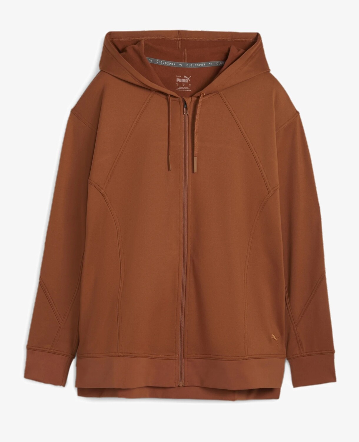 

Толстовка Puma Cloudspun Zip-up, коричневый