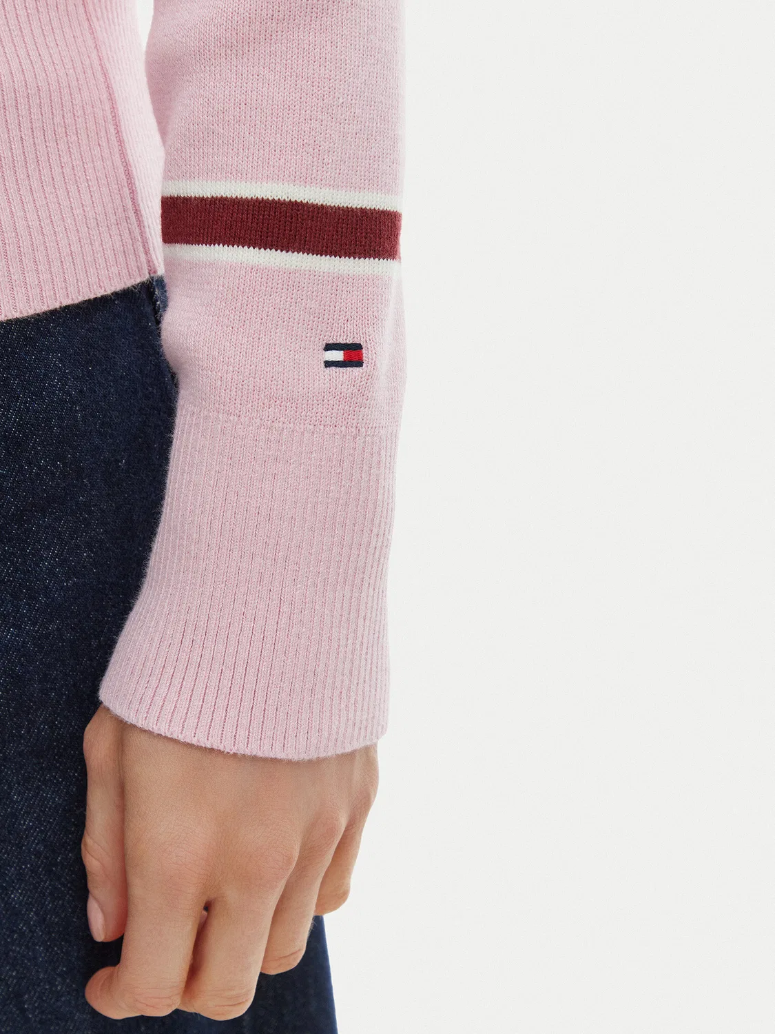 Женский кардиган стандартного кроя Tommy Hilfiger, розовый — фото 4