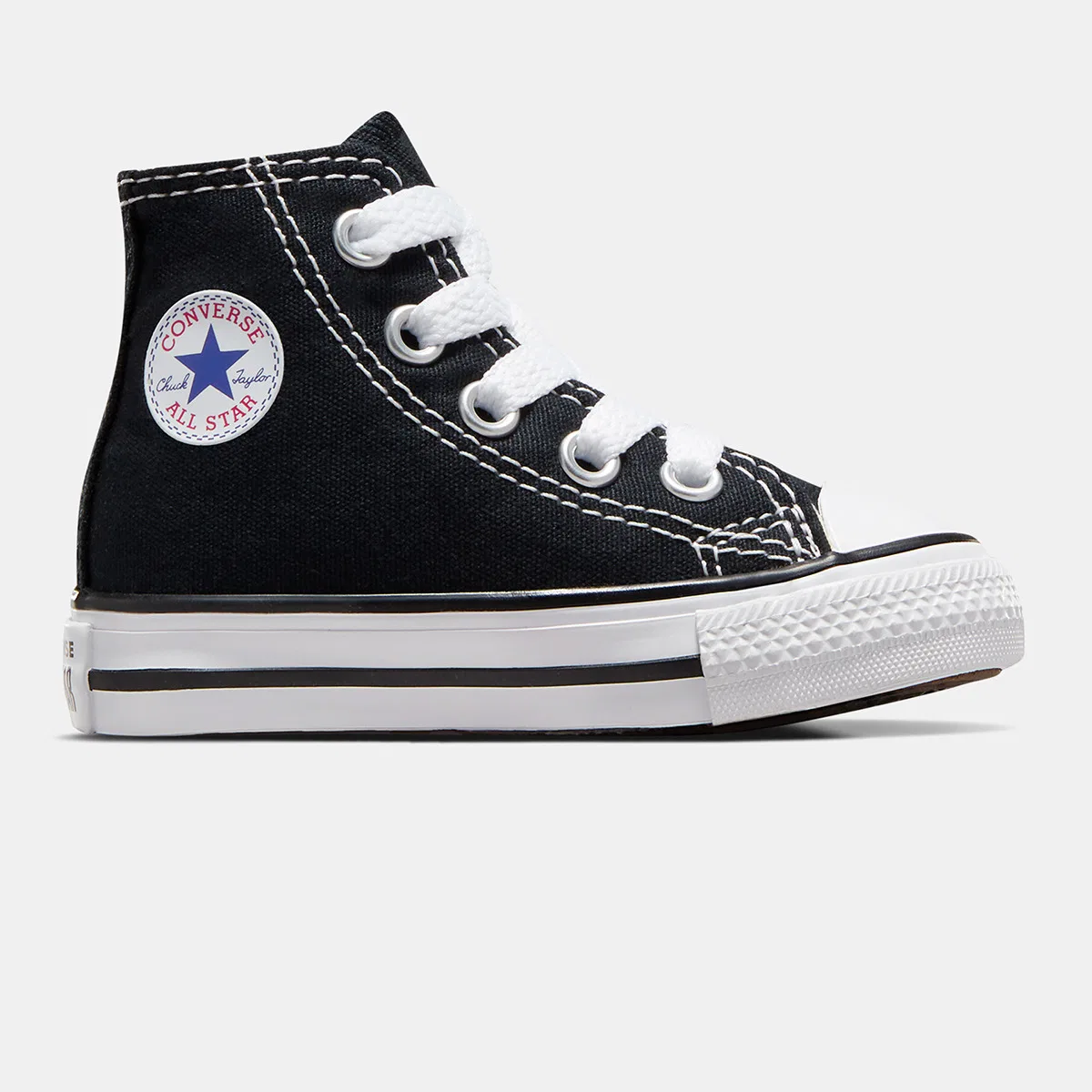 Детские кроссовки, Casual Bebés/niños Chuck Taylor All Star Alta Lona, Converse, черный