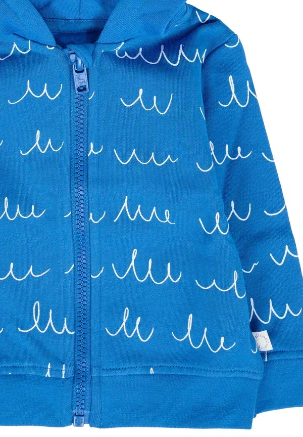 Худи с принтом Zip-up sweatshirt Stella Mccartney Kids, синий — фото 3
