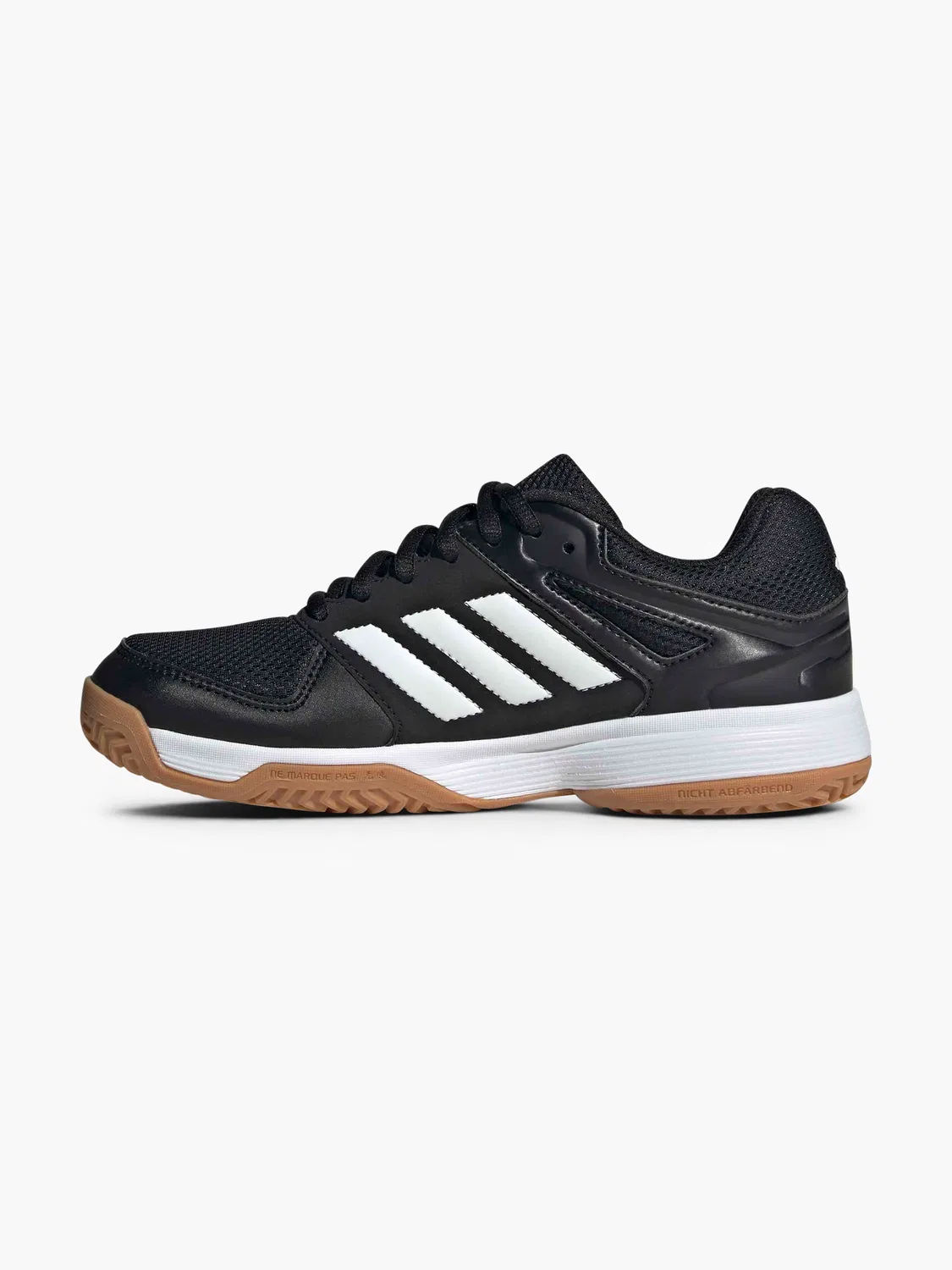 Детские футбольные бутсы для зала SPEEDCOURT K Adidas, черный — фото 3