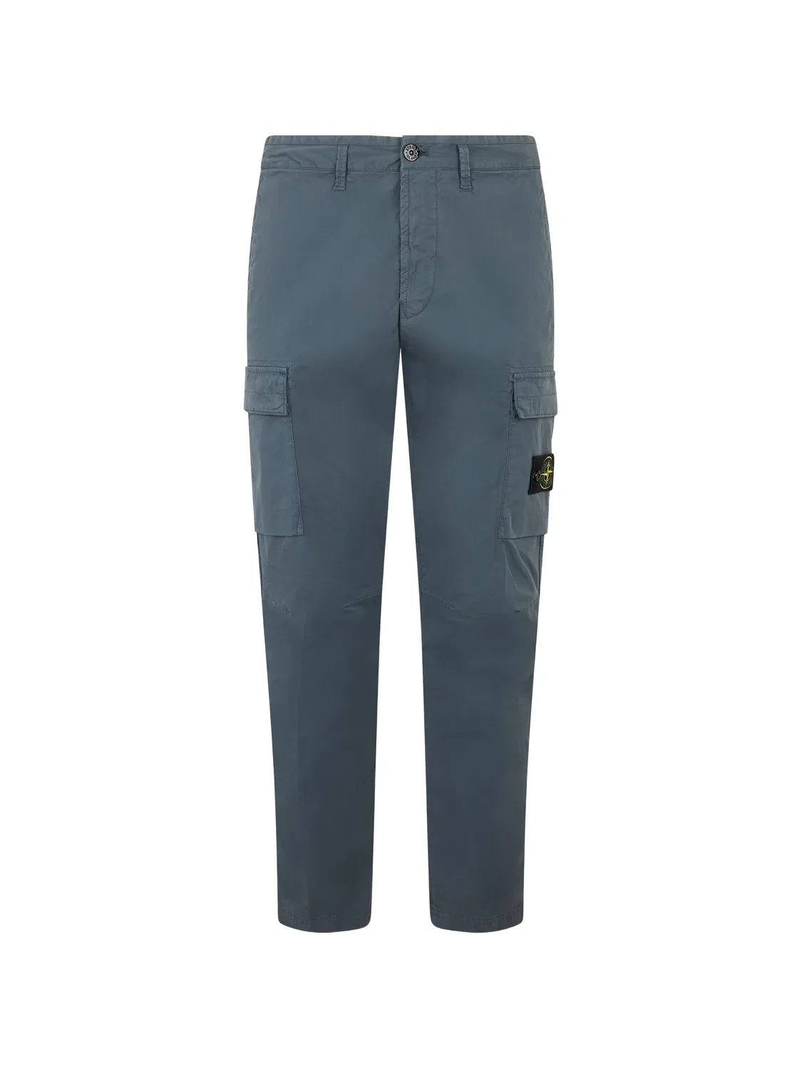 Твиловые брюки карго 3100032 из органического хлопка Stone Island, синий