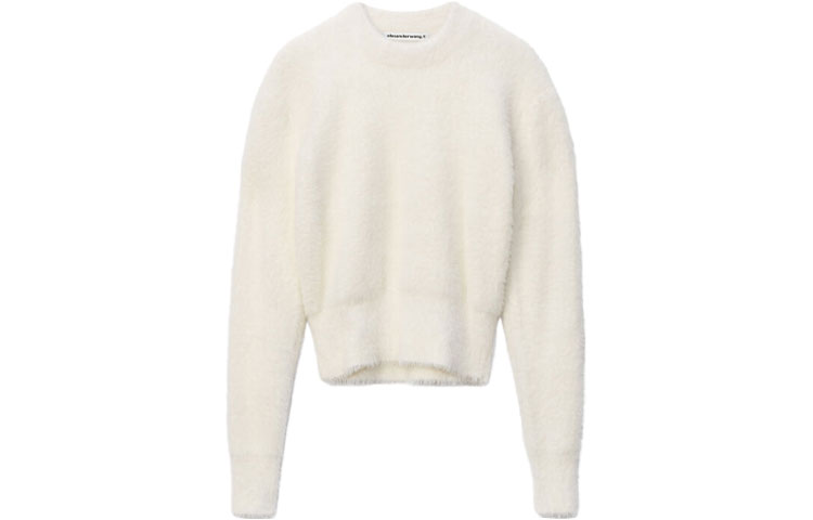 Футболка женская белая Alexander Wang FW21 Slim Fit — фото 2
