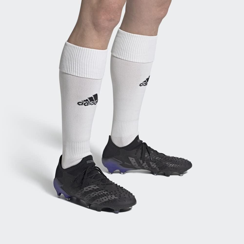 Футбольные бутсы Adidas Predator 18.4 FxG для мальчиков, черный/металлик — фото 3