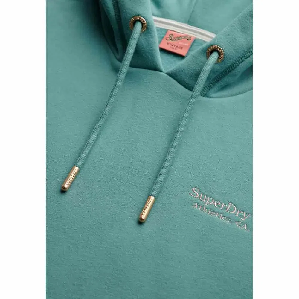Худи с логотипом Essential Superdry, зеленый — фото 2