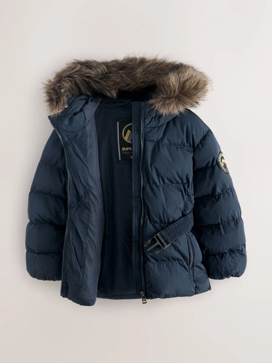 Куртка Superdry & Co для межсезонья, темно-синяя — фото 3