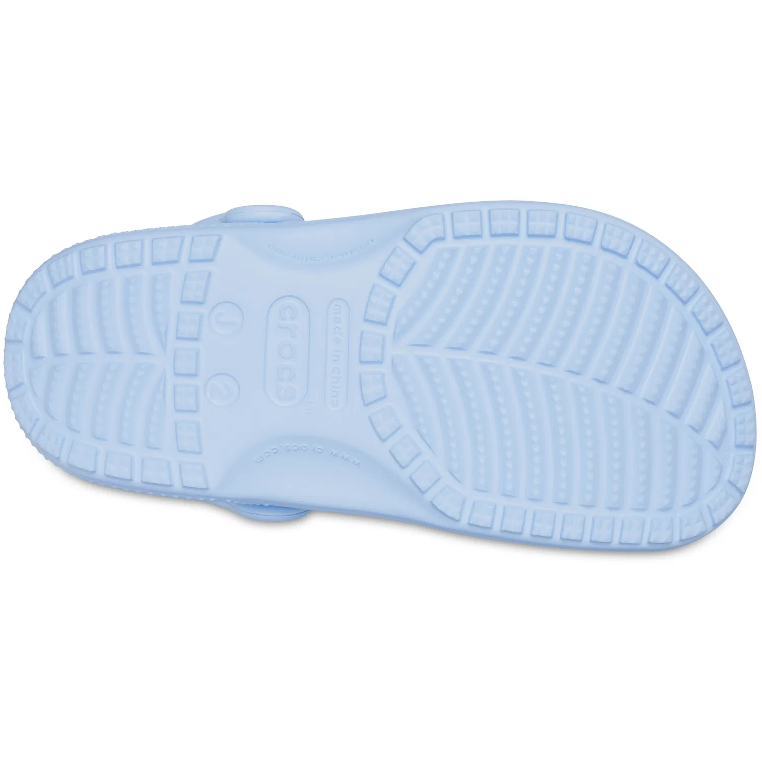 Детские летние клоги Crocs Classic K, Light Blue — фото 3