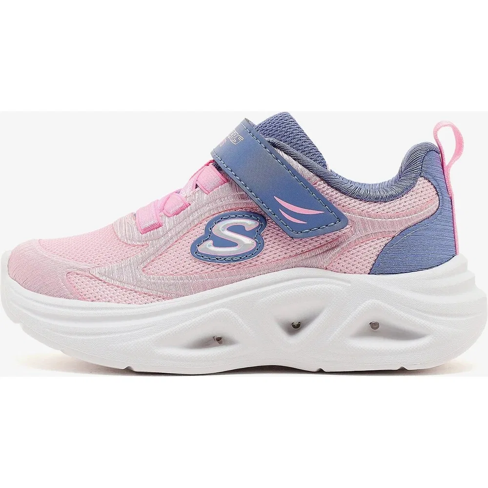 Детские кроссовки для девочек со светодиодной подсветкой Sola Glow 2.0 Skechers, Grey