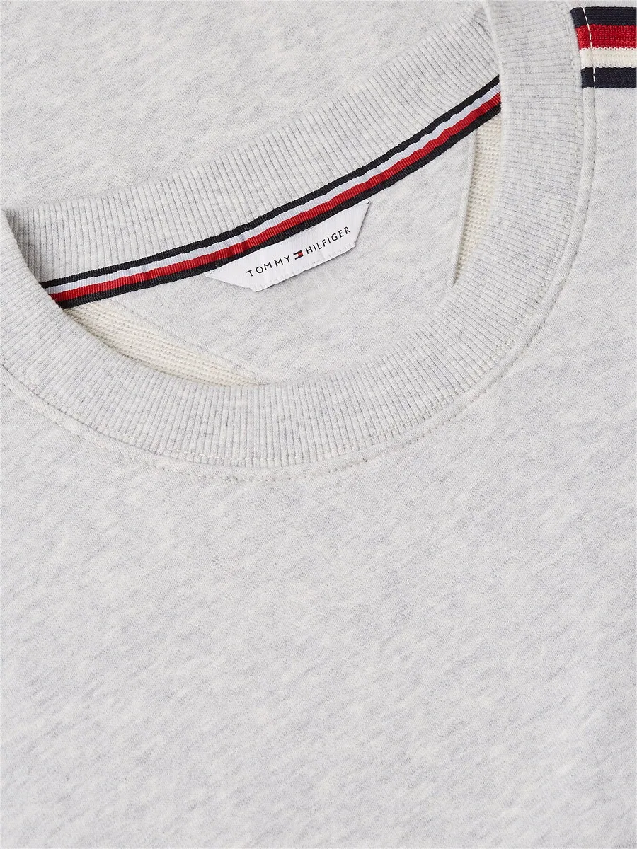 Толстовка TOMMY HILFIGER серого цвета с пятнистым рисунком — фото 4