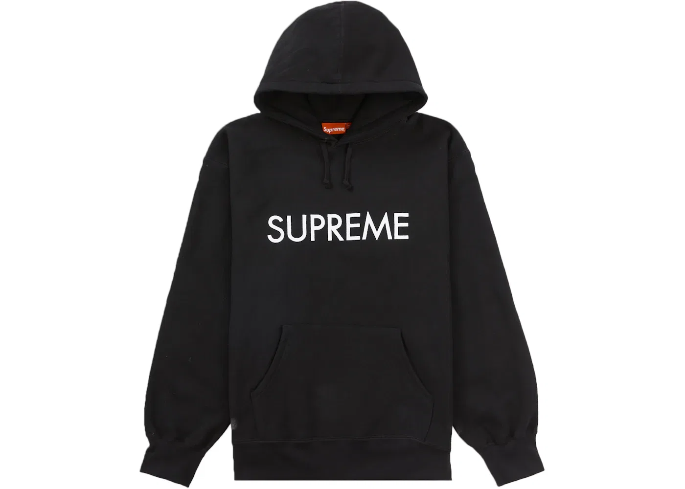 Мужской худи с капюшоном Supreme Capital, Black