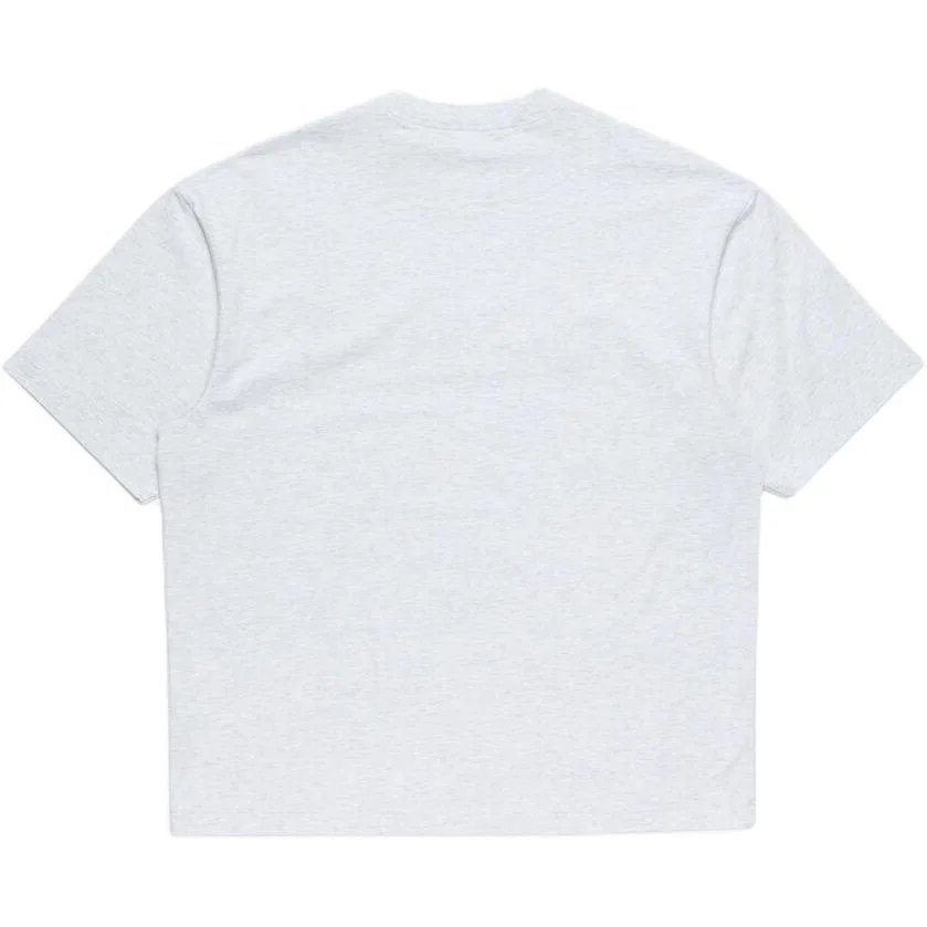 Футболка с принтом Acne Studios, Light Gray — фото 3