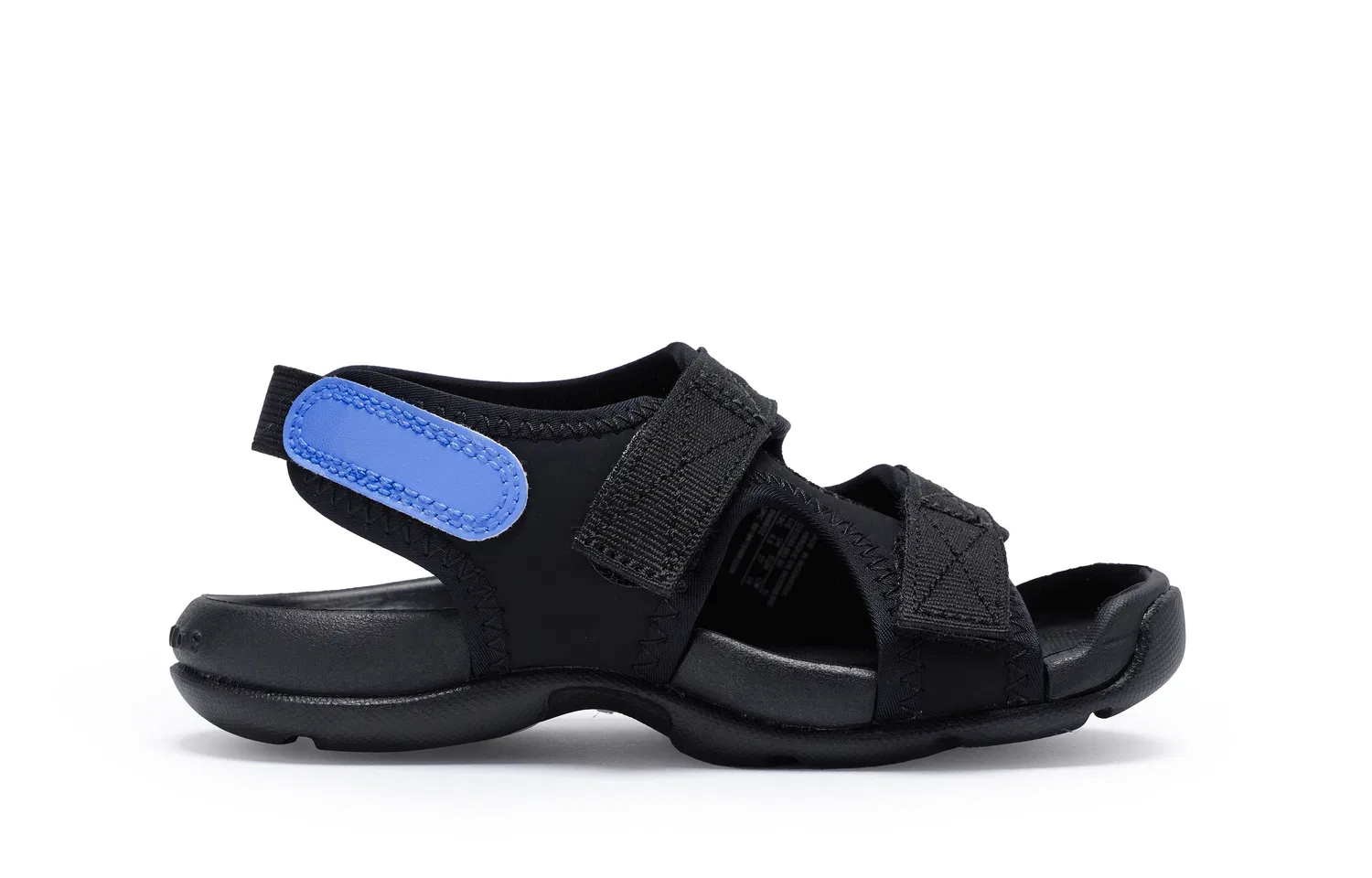 Детские сандалии с принтом Sunray Adjust 6 PS Nike, Black Blue — фото 4