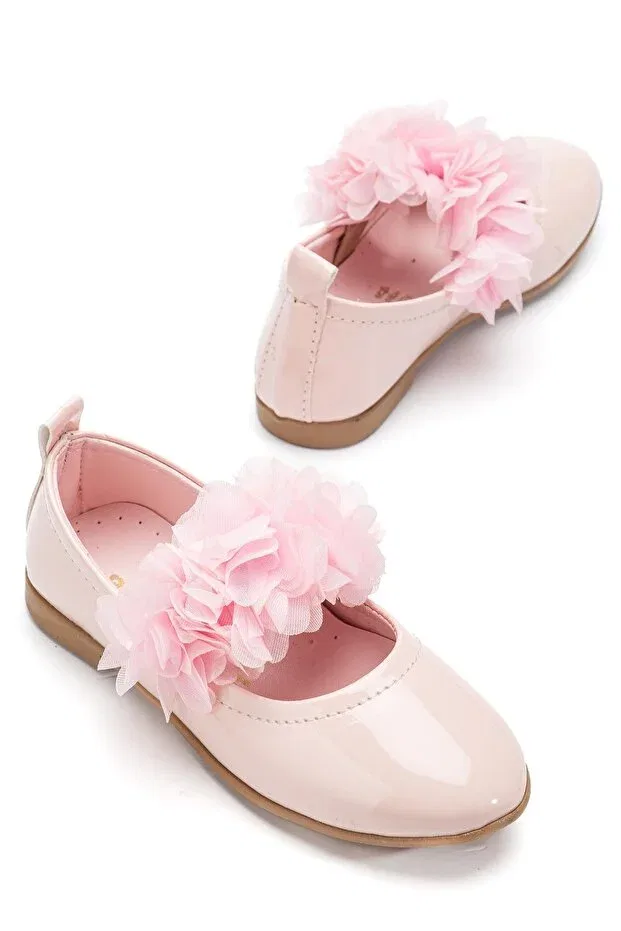 Детские балетки для девочек с бантом Shr Kids, Pink — фото 4