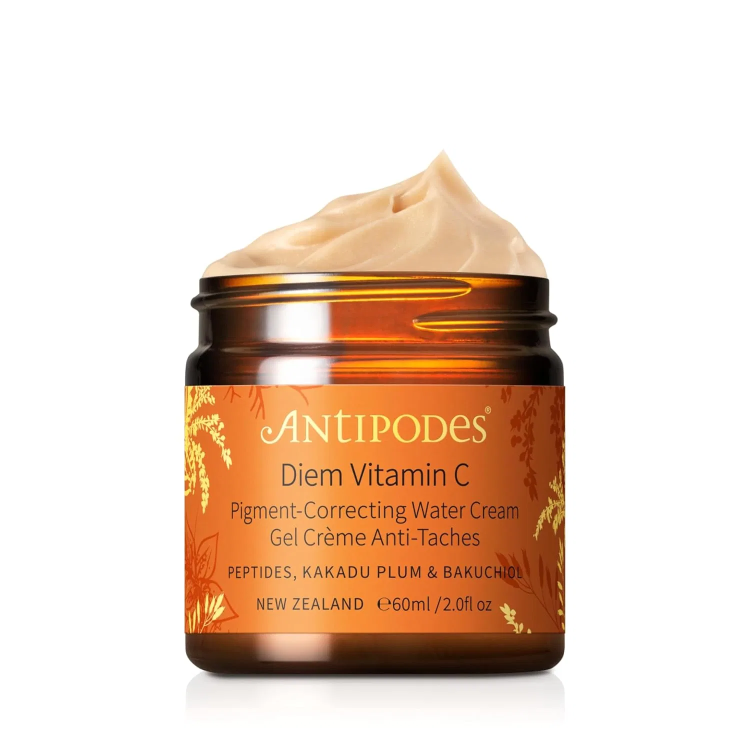 Увлажняющий крем для лица Diem Vitamin C Pigment Correcting Water Cream Antipodes, 60 мл