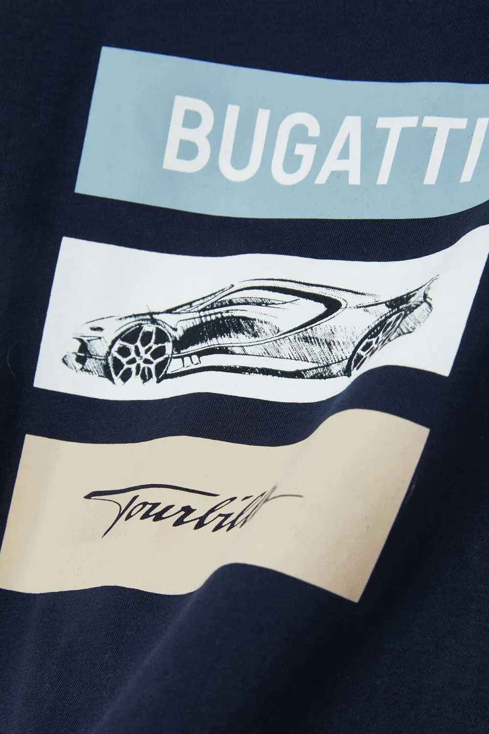 Футболка с принтом Bugatti Junior, синий — фото 2