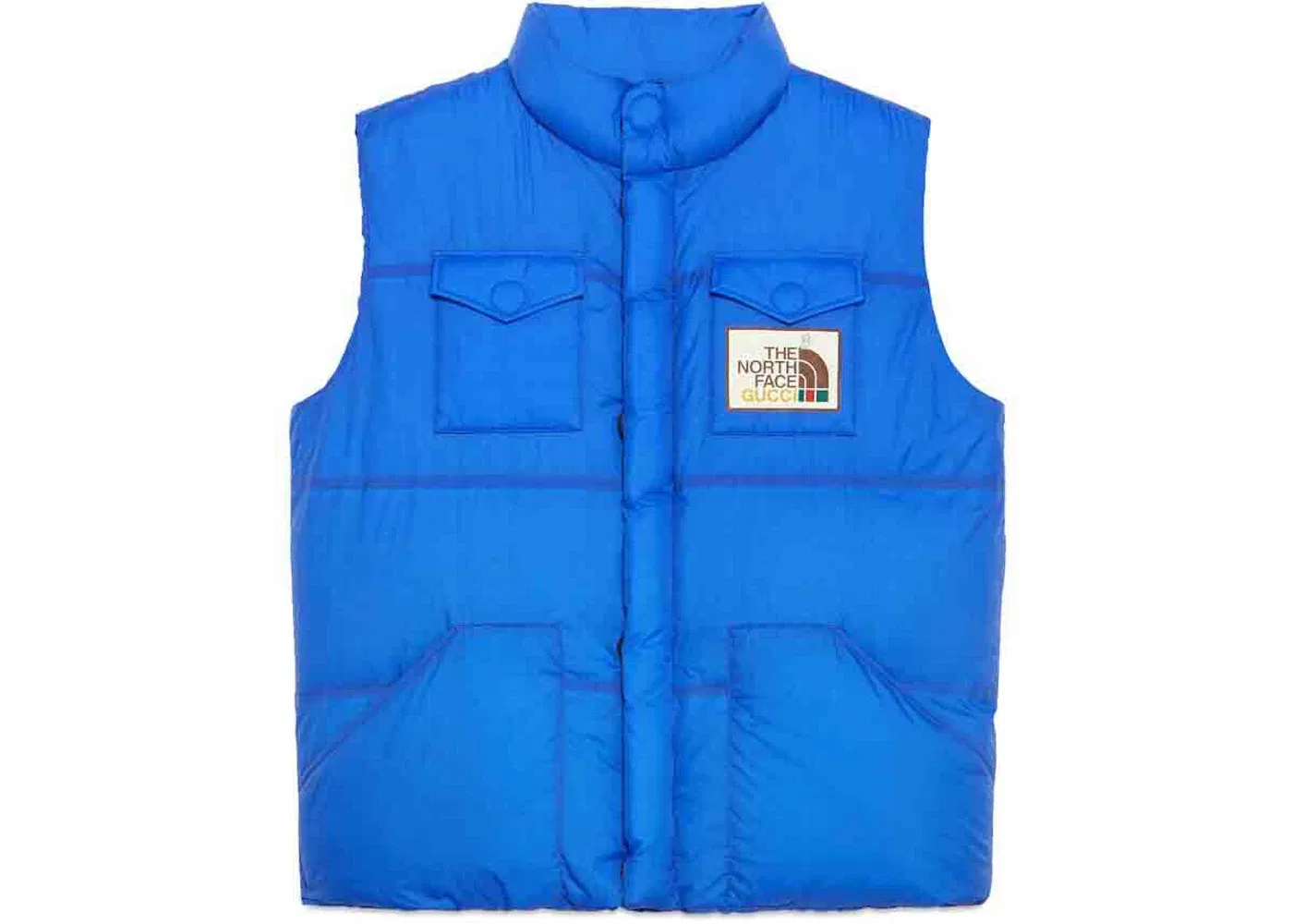 Мужской жилет с пуховым наполнителем Vest Gucci, Blue
