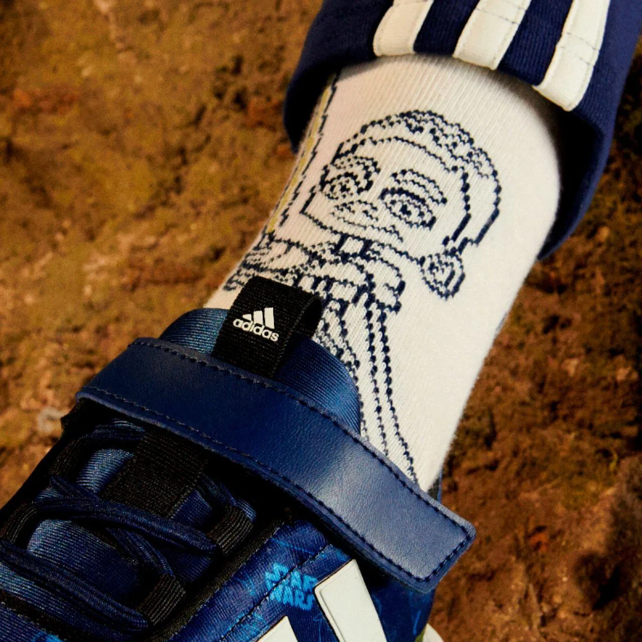 Детские носки с принтом Star Wars Adidas, Bunt — фото 3