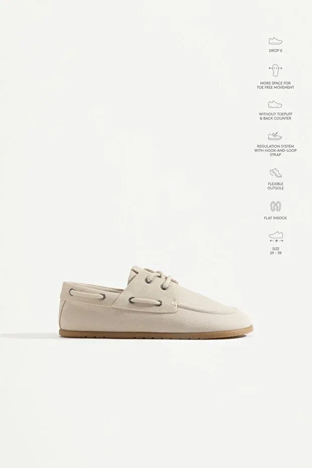 Детские туфли для мальчиков с кружевной шнуровкой Lefties, Beige