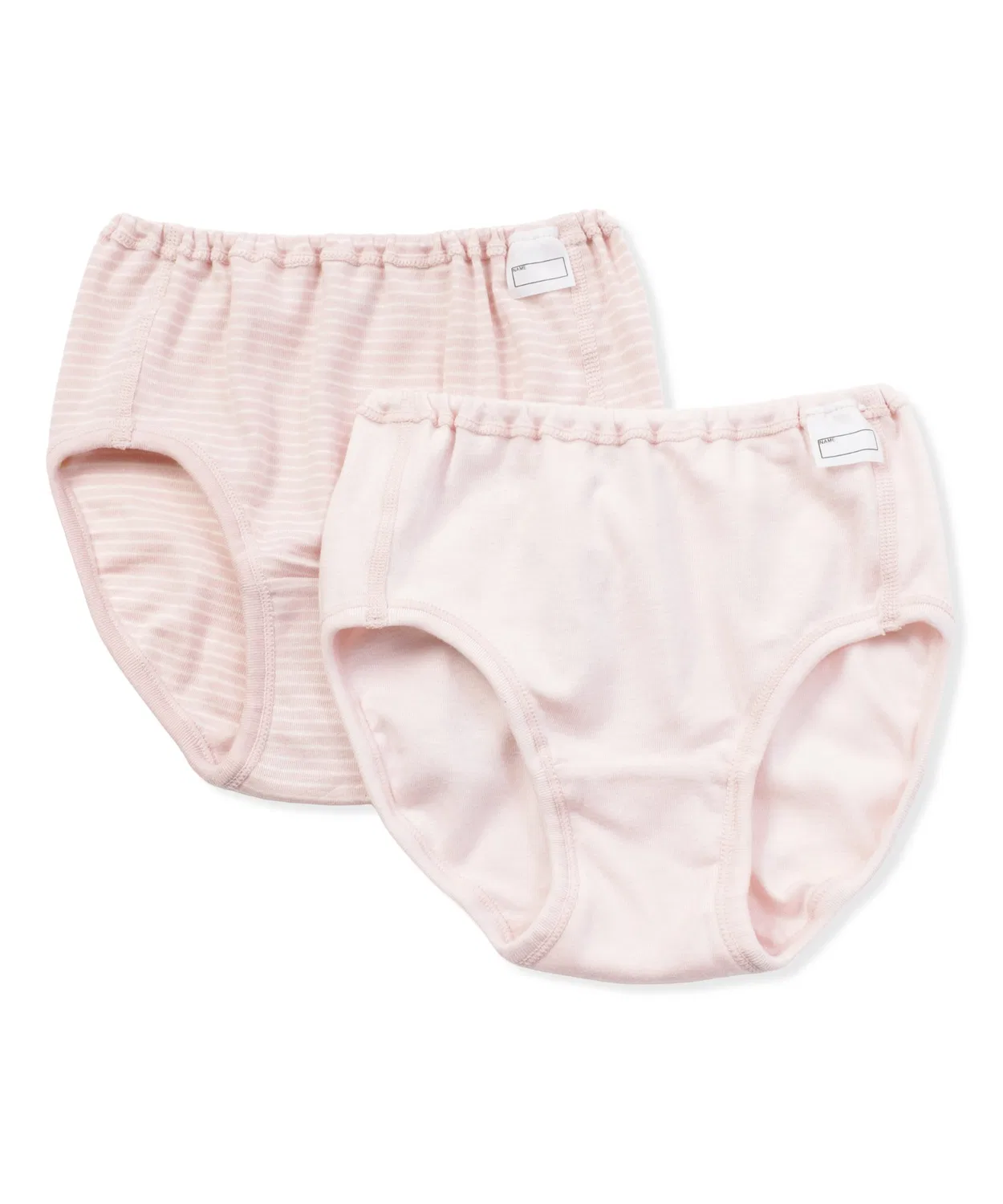 Детские трусы с принтом, комплект из 2 штук MUJI, Light Pink