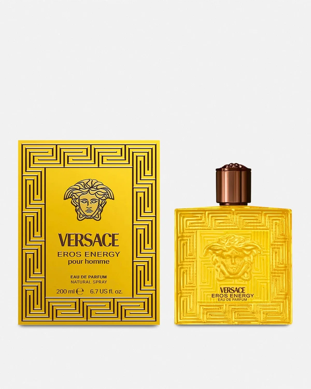 Парфюмерная вода Versace Эрос Энерджи, 50 мл, желтый — фото 2