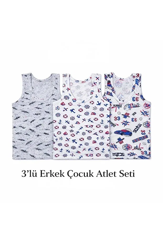 Детский комплект для мальчиков хлопковый Asil Butik, White