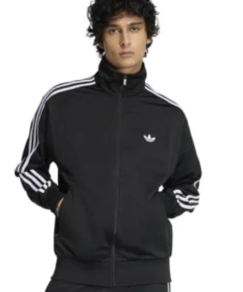 Мужская куртка-олимпийка Adidas Firebird Track Top, Черный — фото 2