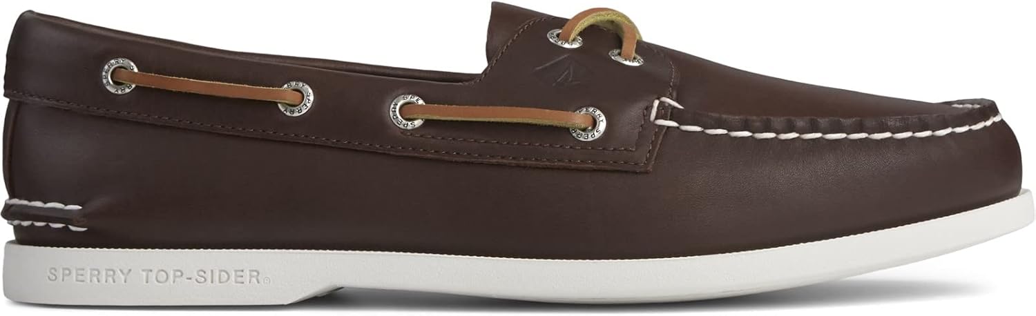 Мужские оригинальные лодочные туфли Sperry Plushwave, коричневый — фото 3