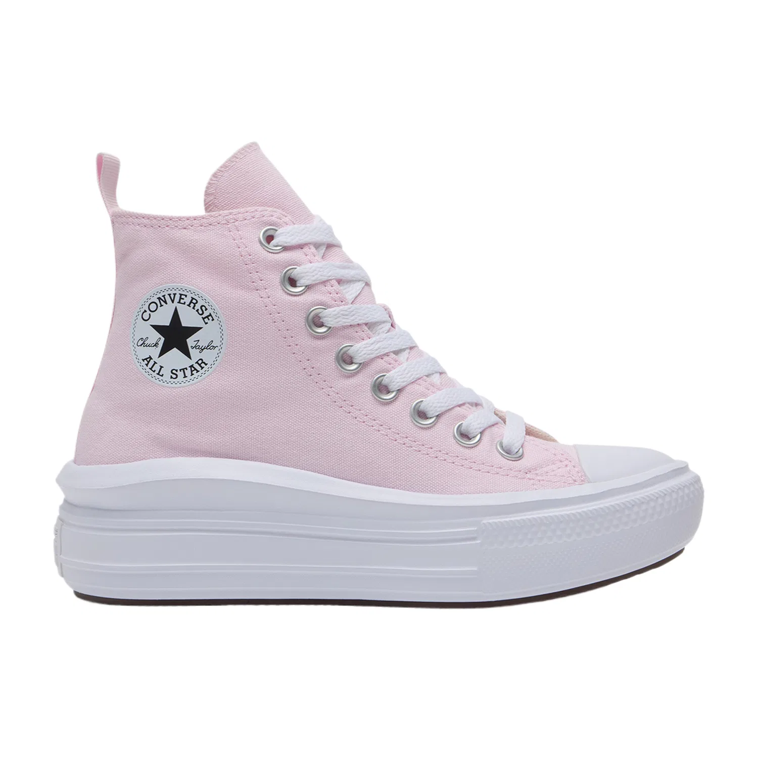 Высокие детские кроссовки Canvas Unisex Converse, color rebirth blossom — фото 4