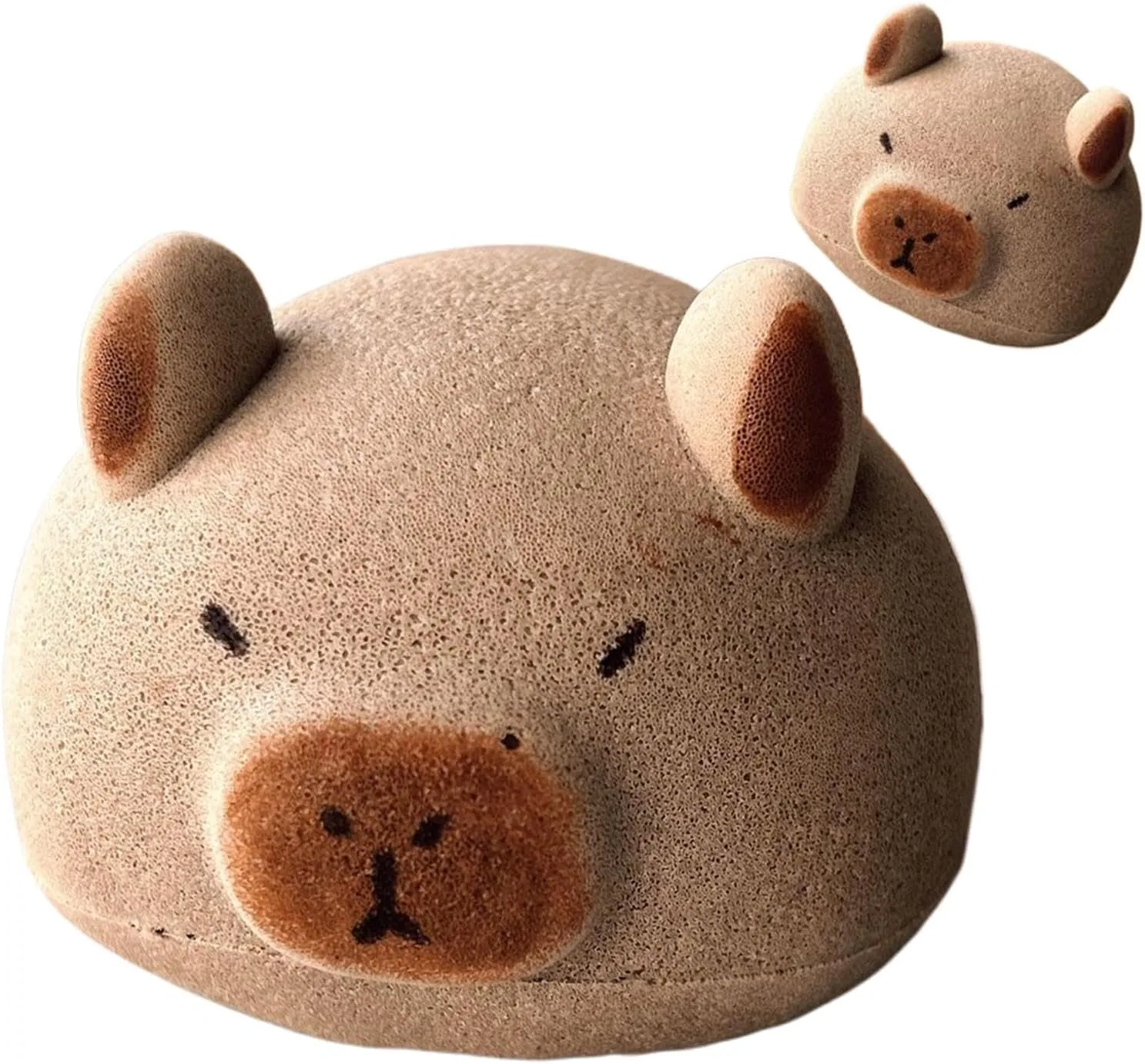 Мочалка для душа Capybara, Generisch, 1 шт, Brown